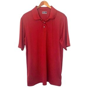 Bollé Men's Short Sleeve Performance Polo Shirt Red XL